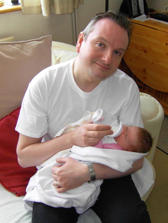 [Daddy Feeding Emma]
