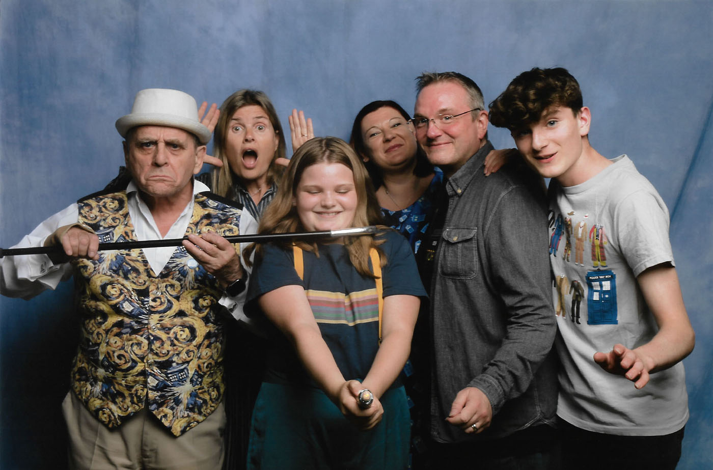 [Meeting Sylvester McCoy & Sophie Aldred]