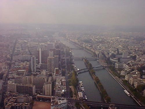 [Aerial view of Paris]