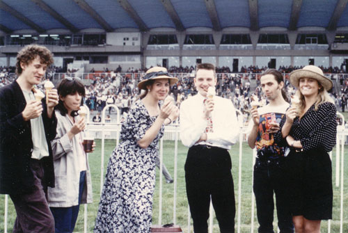 [A day at the races with Greg, Julia, Gaynor, Nick and Lindsay]