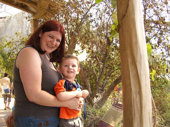 [Marnie and Tom at the Eden Project]