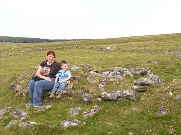 [Marnie and Tom hiking at Rough Tor]