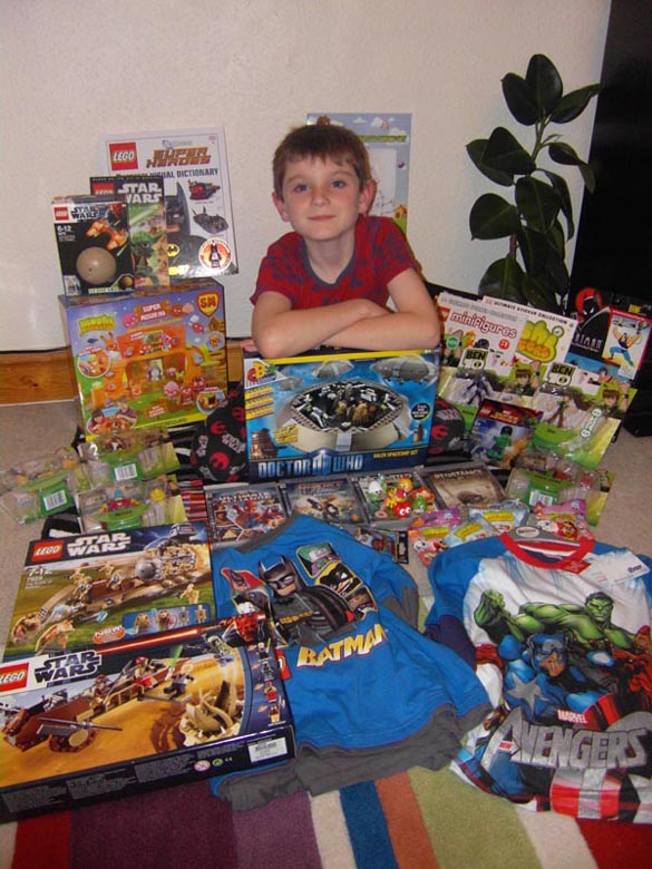 [Tom's 9th Birthday presents]