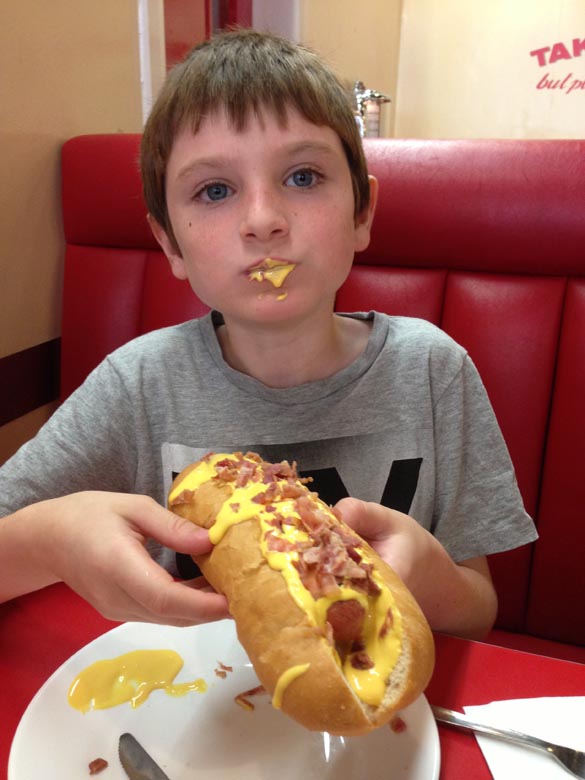 [Tom at Ed's Diner]