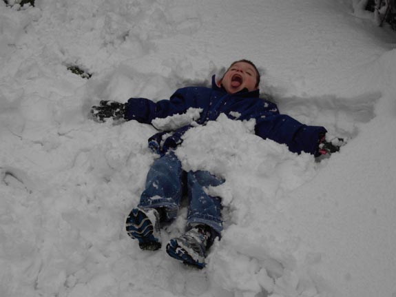 [Fun with snow!]